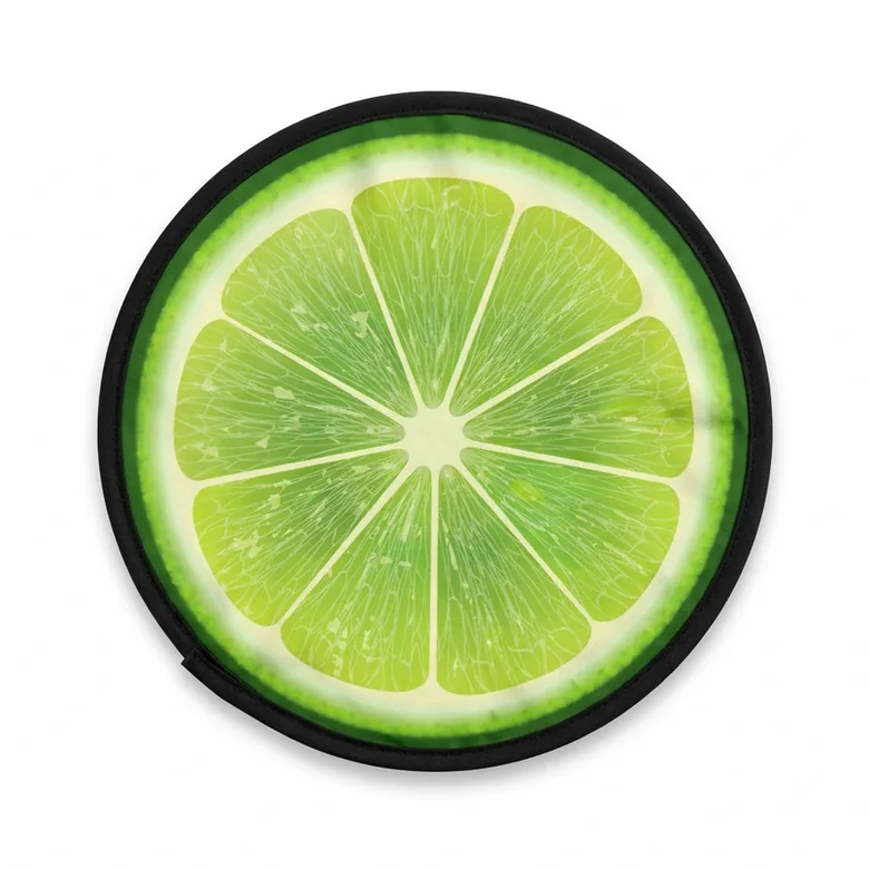 Yeşil Limon yuvarlak yelpaze tasarımı