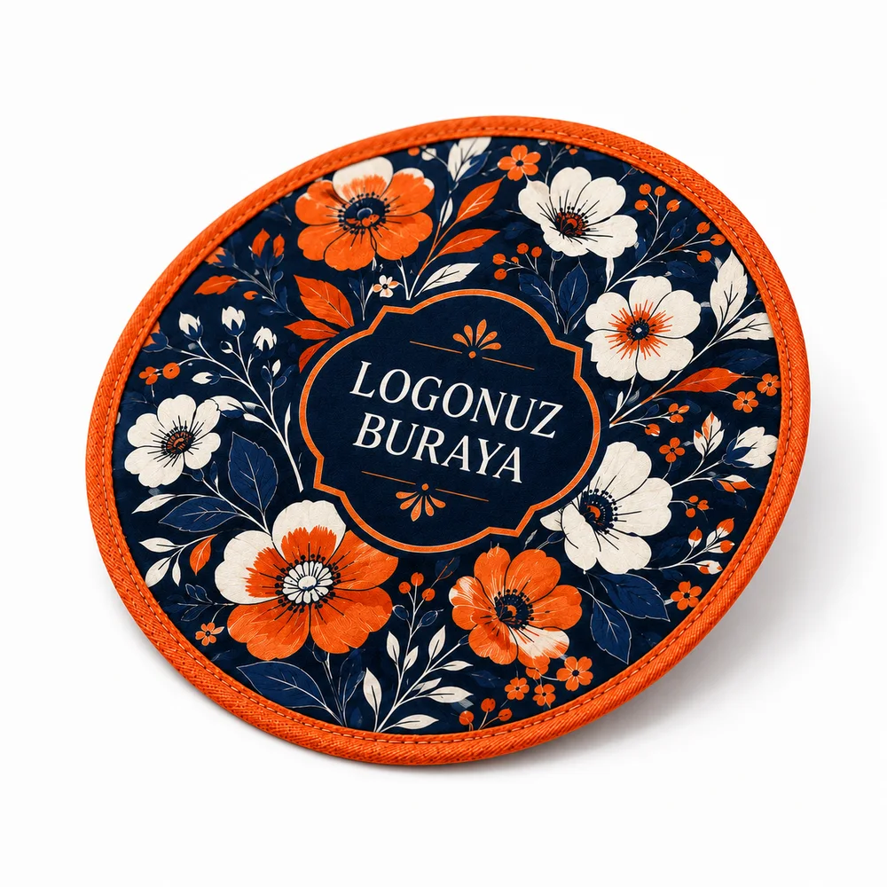 Özel Tasarım Yelpaze - su geçirmez sıvama kumaş, kılıflı özel baskılı katlanabilir yuvarlak yelpaze